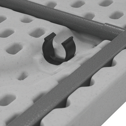 BULK 10 PACK - Newstorm 6ft Rectangle Polypropylene Table with Folding Legs Detail