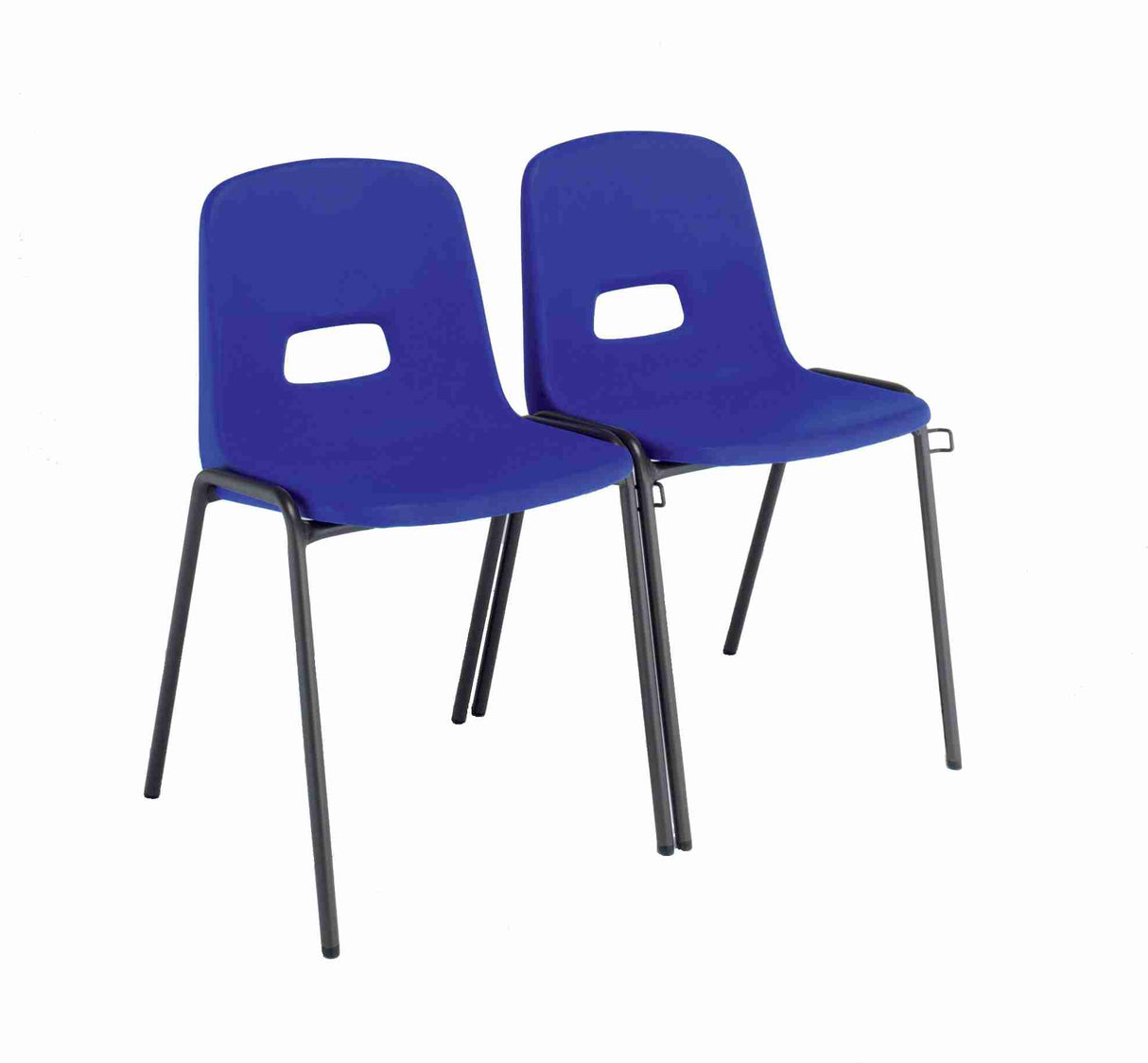 Reinspire GH20 blue school chairs with durable A-frame design.