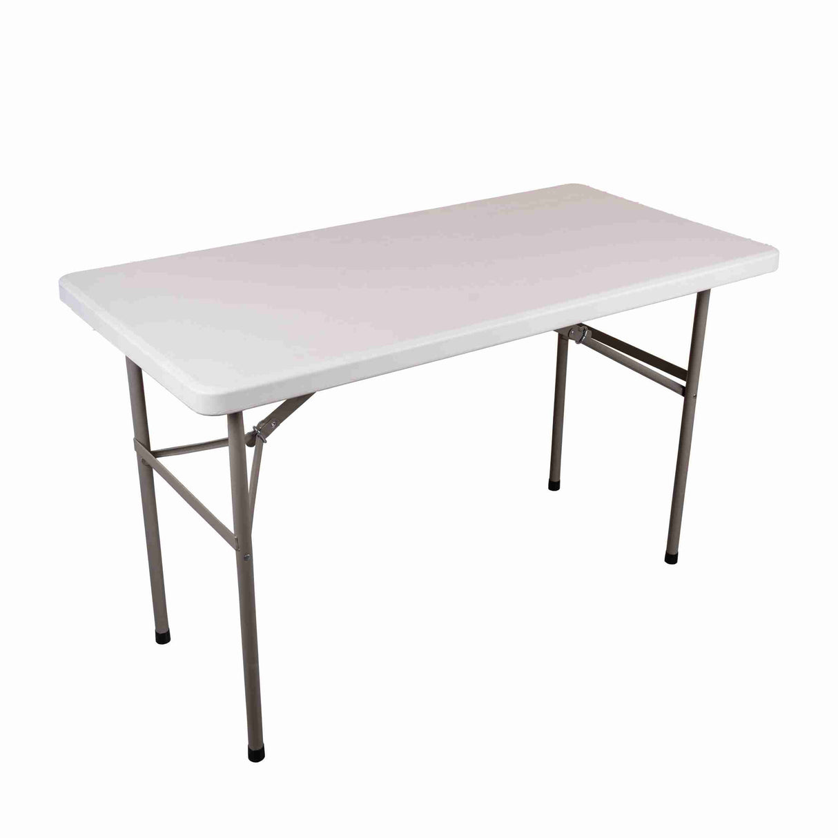 6ft Polypropylene Table with folding legs, durable and lightweight for events.