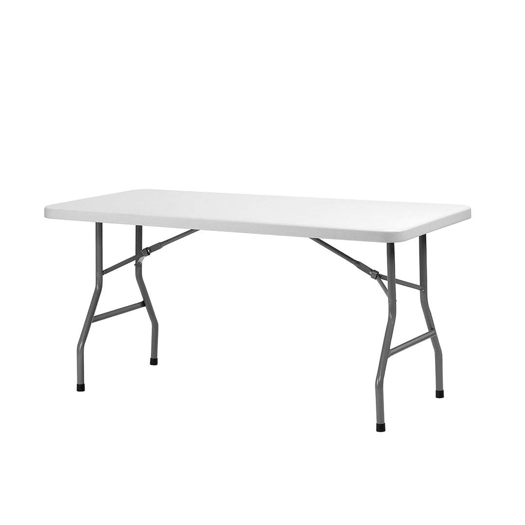 BULK 10 PACK - 6ft Solid Rectangle Polypropylene Table with folding legs | Chester 180