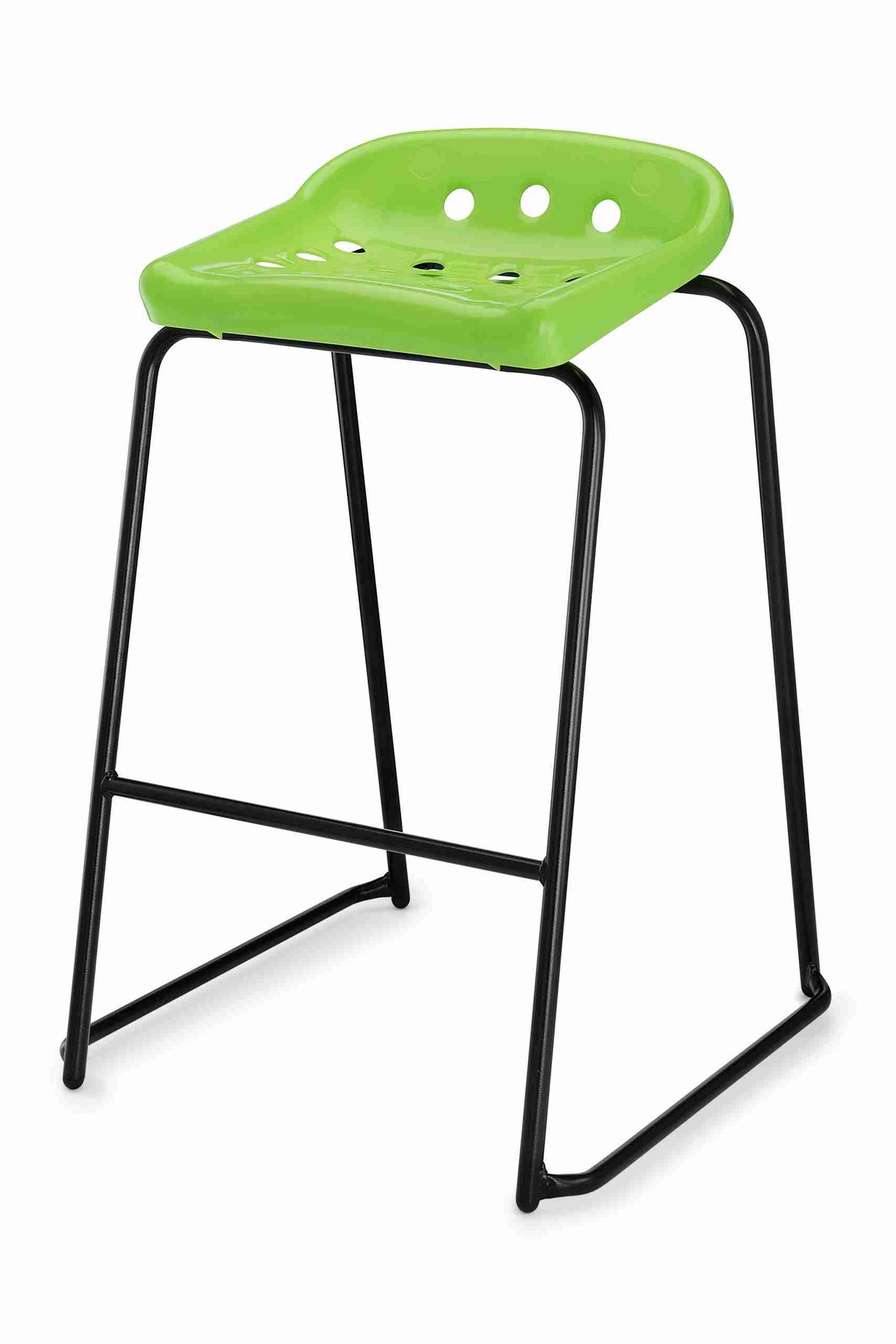 Pepperpot Stool with bold lines and vibrant color, enhancing comfort and productivity.