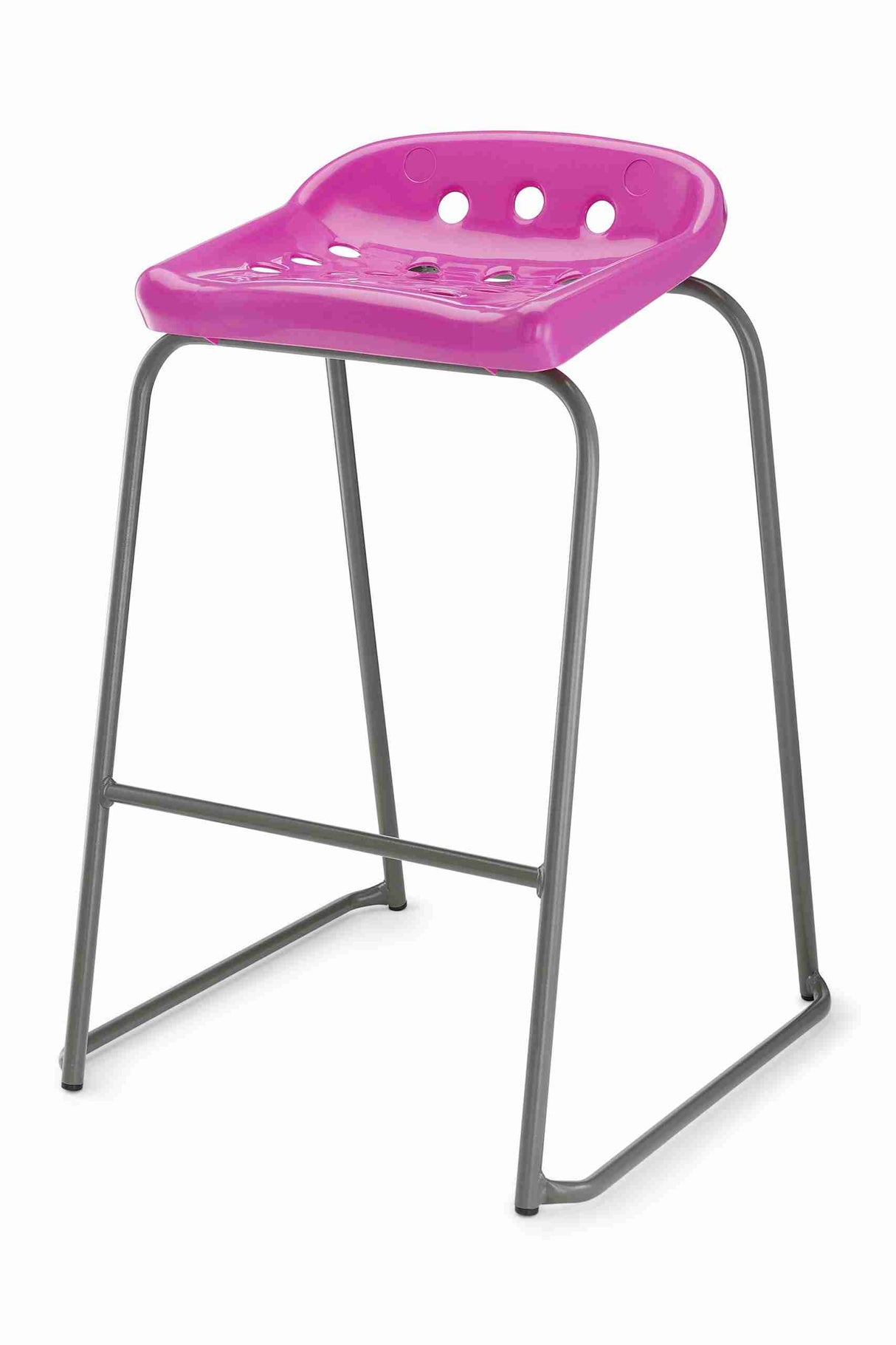 Pepperpot Stool with bold lines and vibrant color for enhanced comfort and productivity.