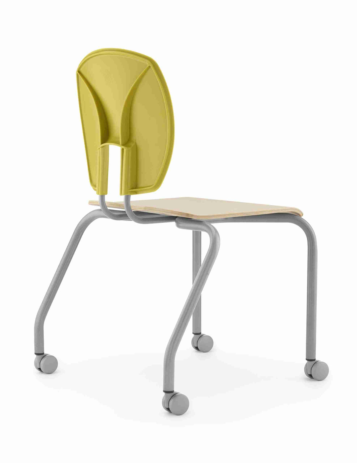 Innovative SE Motion Stacking Chair with castors and steel frame for flexible learning environments.
