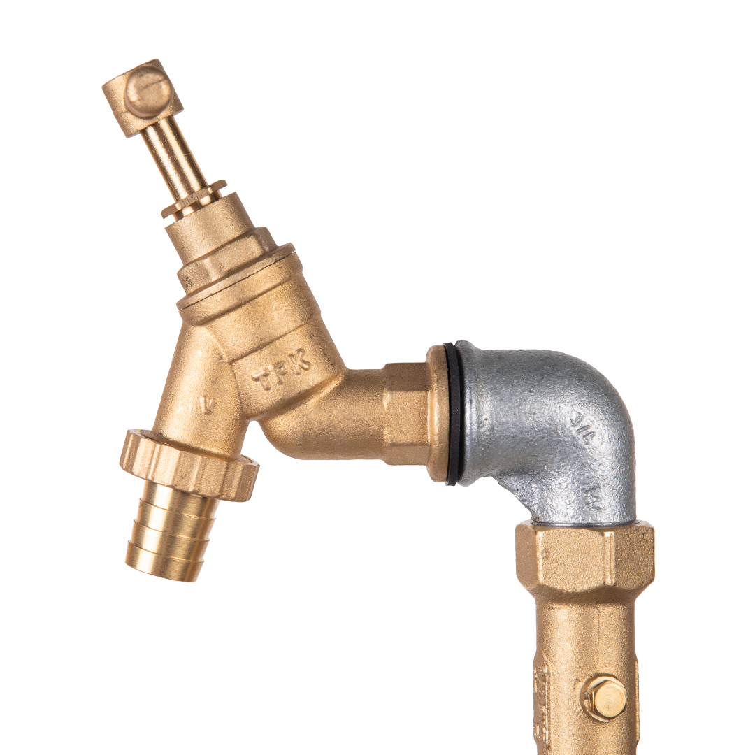 Hydrant Standpipe with brass bibtap and galvanised tube for efficient water management.