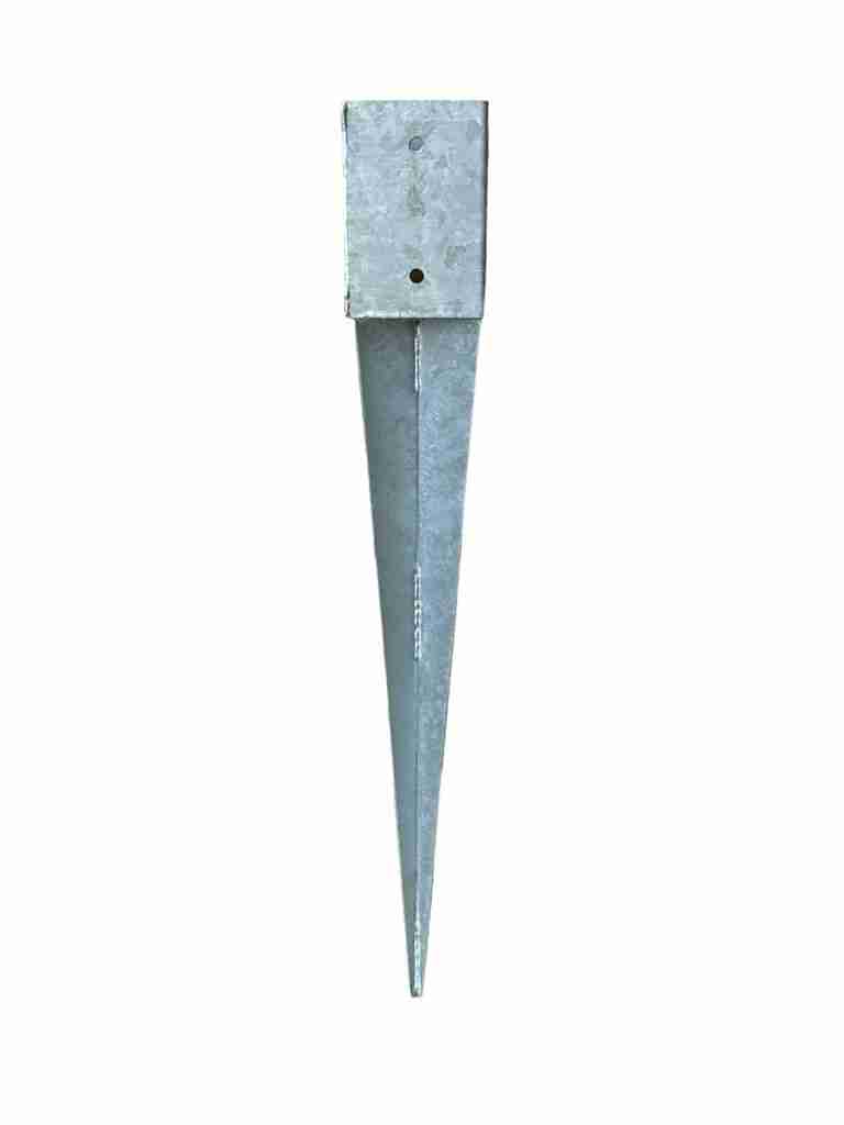 Zinc Plated Fence Post Support Spike for durable garden fencing.