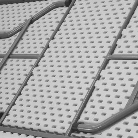 Newstorm 5ft solid rectangle polypropylene table folding legs.