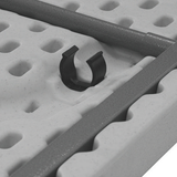 BULK 10 PACK - Newstorm 6ft Rectangle Polypropylene Table with Folding Legs Detail