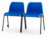 Blue anti-bacterial Affinity chairs for educational use.