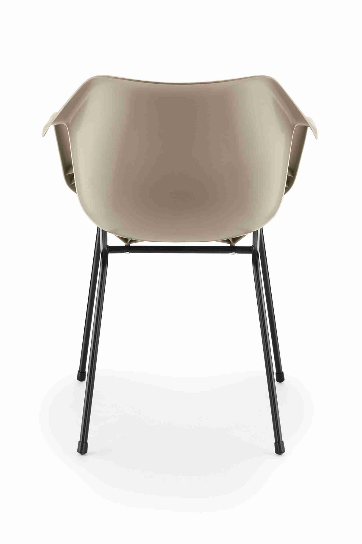 Hille Polyside Armchair with integrated arms, polypropylene design, and strong comfort features.