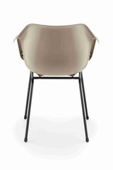 Hille Polyside Armchair with integrated arms, polypropylene design, and strong comfort features.
