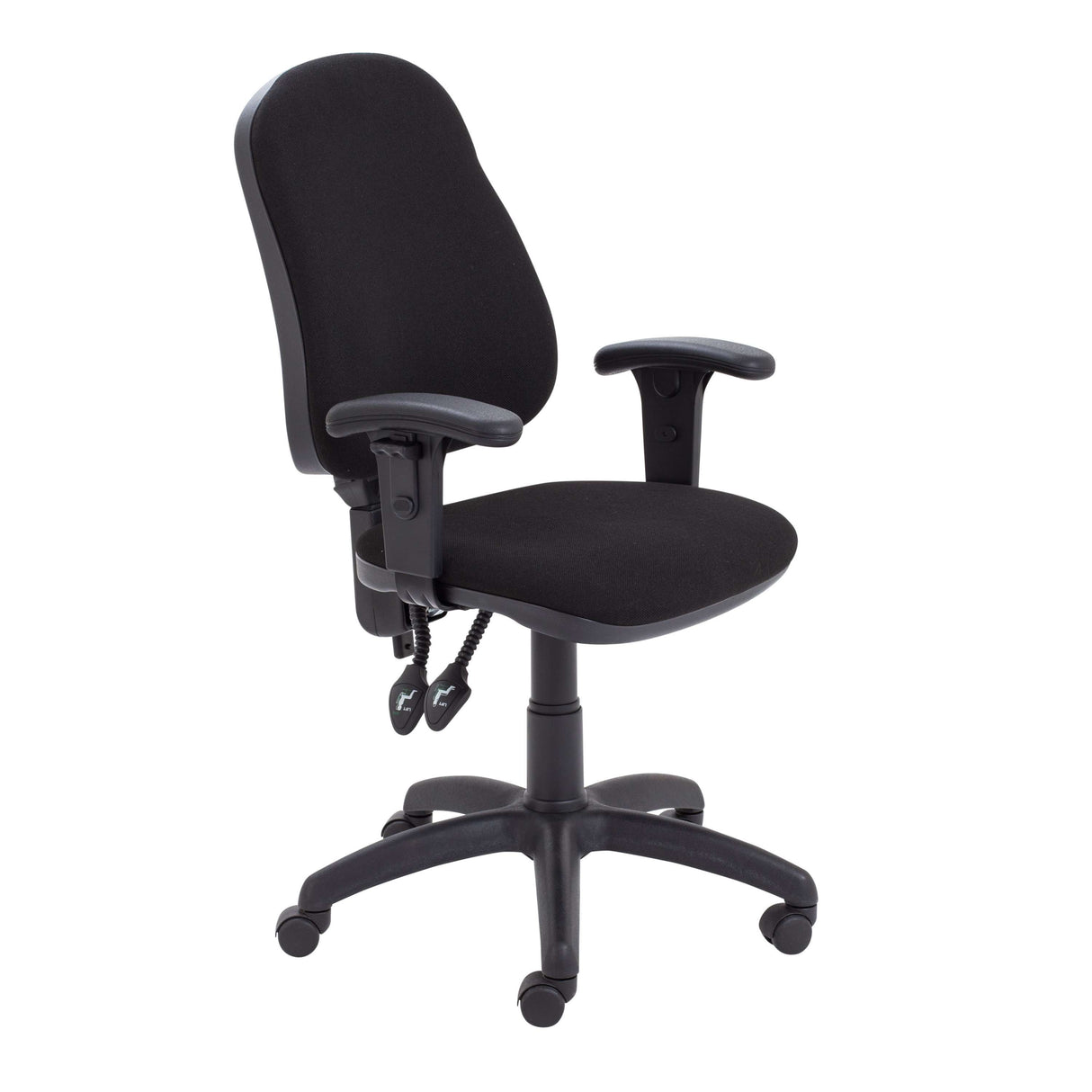 Calypso 2 High Back Operator Chair | Adjustable Arms | Black