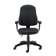Calypso 2 High Back Operator Chair | Adjustable Arms | Black PU