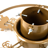 Decorative Reindeer Christmas Tree Stand | Made From Durable Steel (Gold)