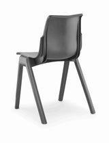 Ergostak Chair with ergonomic design and stackable feature.