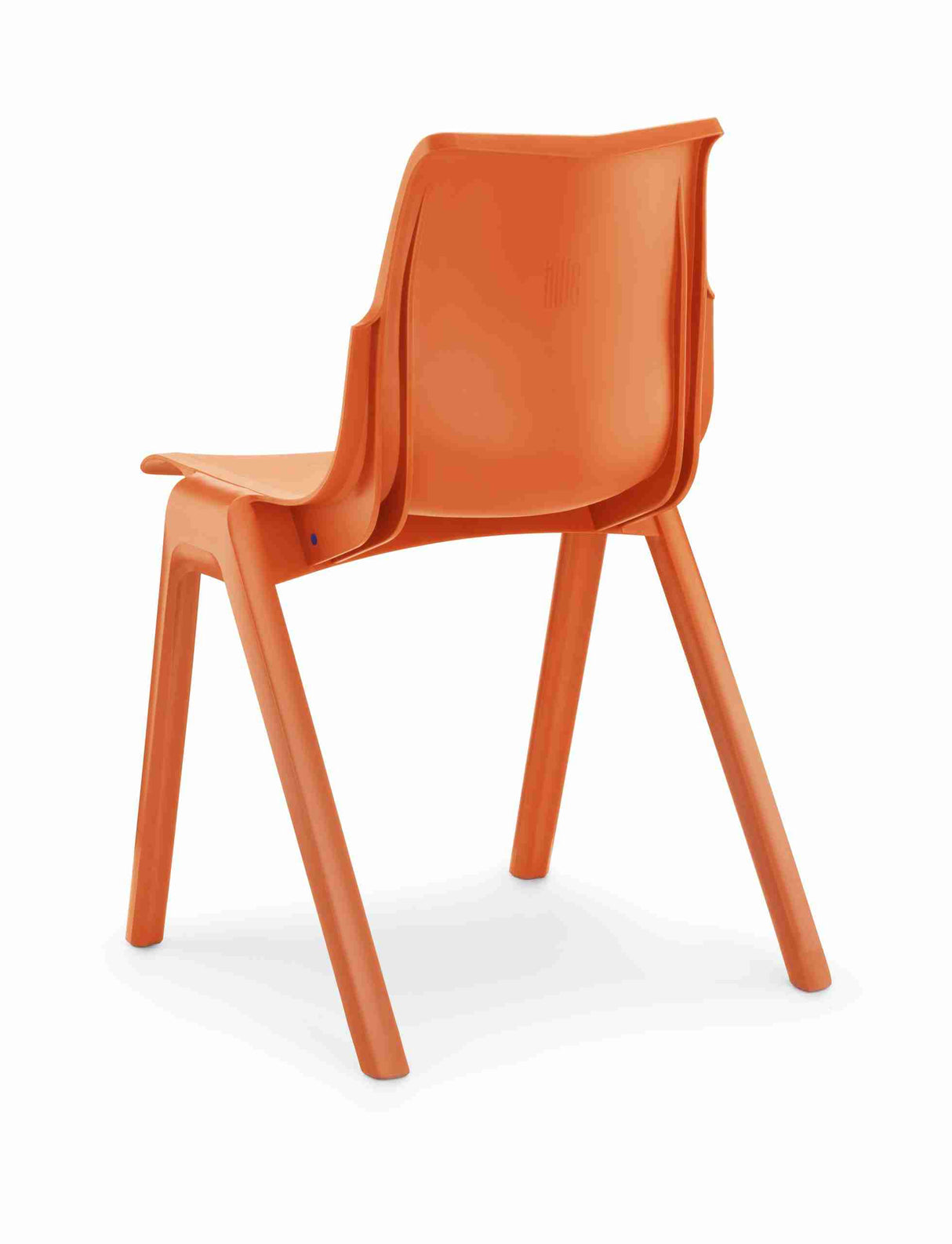 Orange Ergostak Chair offering ergonomic support and sleek design.