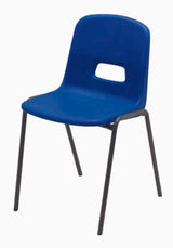 Reinspire GH20 School Chair in blue with durable polypropylene design.