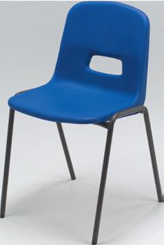 Reinspire GH20 School Chair, durable blue polypropylene design.