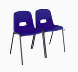 Reinspire GH20 School Chair with durable polypropylene seat and welded A-frame design.