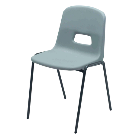 Reinspire GH20 School Chair in grey with durable A-frame design.