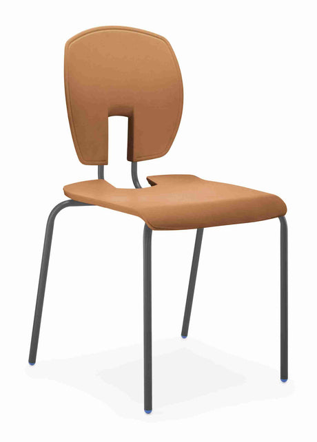SE Curve Chair with ergonomic back and steel frame.