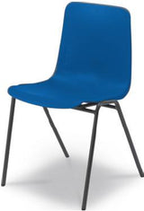 Blue MX70 Reinspire Classic Chair with durable polypropylene and steel frame.