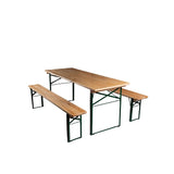 BULK 10 PACK - 6ft Wide Festival Table & Bench Set (700mm wide)