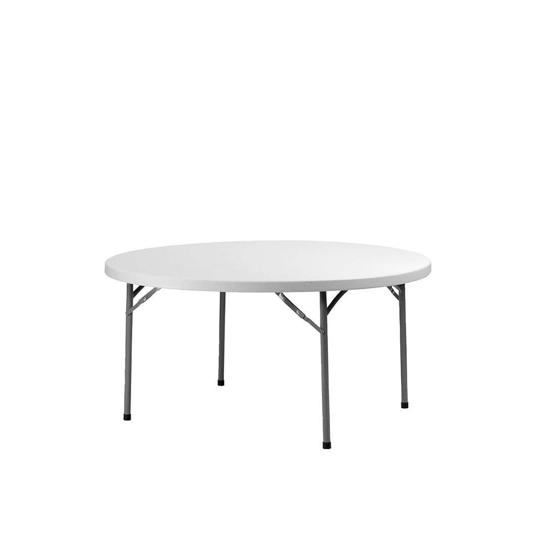 BULK 10 PACK - 5ft Round Polypropylene Table With Folding Legs | Windsor 150