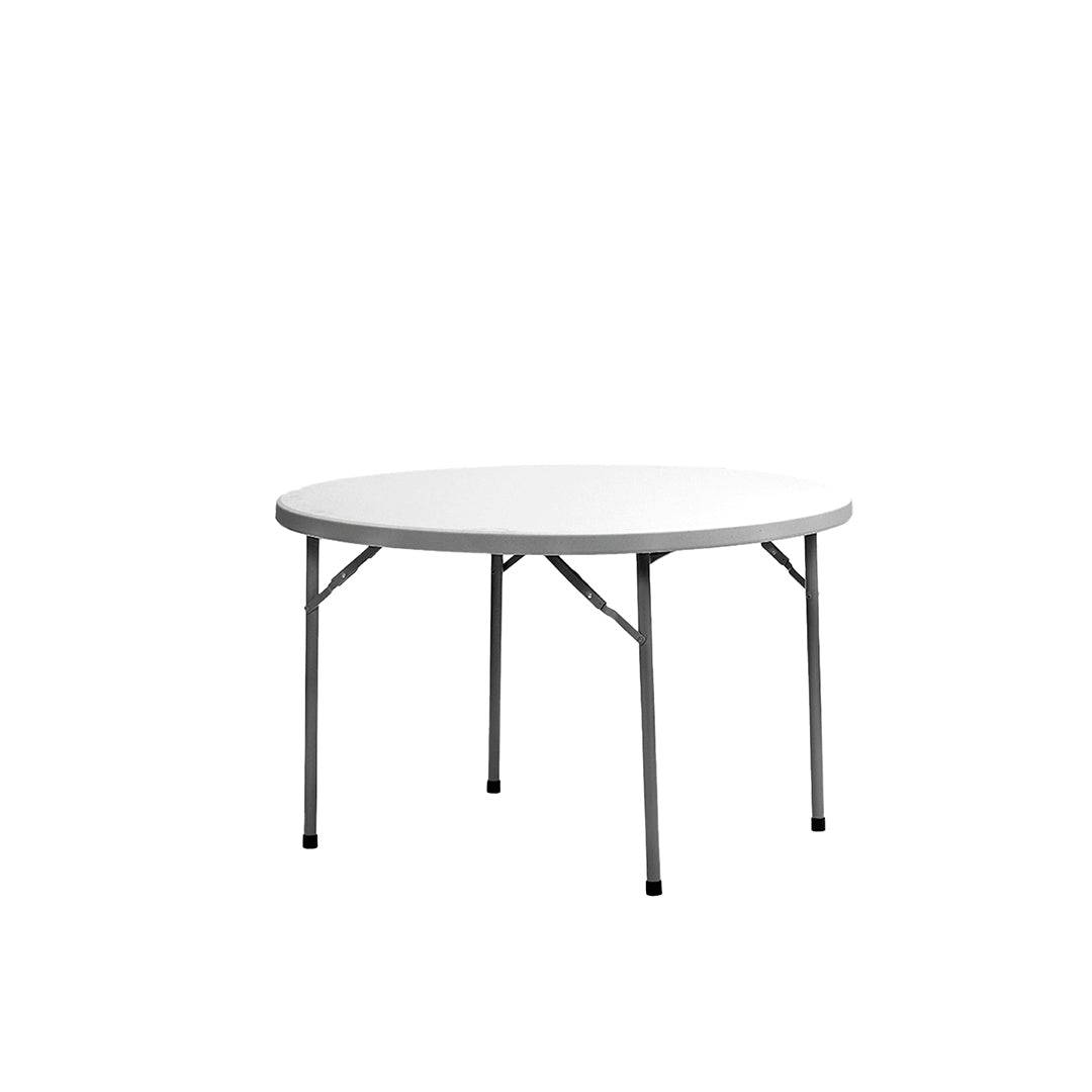 BULK 10 PACK - 4ft Round Polypropylene Table with folding legs | Windsor 120