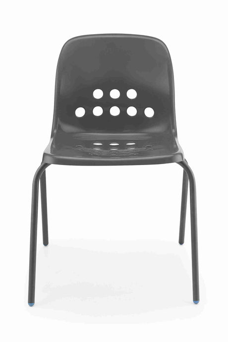 Modern black Pepperpot chair with bold design and durable materials.
