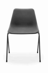 Hille Classics Polyside Chair, durable and elegant design, black.