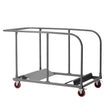 Newstorm Stacking Table Trolley for round polypropylene Windsor tables, durable powder-coated steel design, high capacity for events and hospitality.