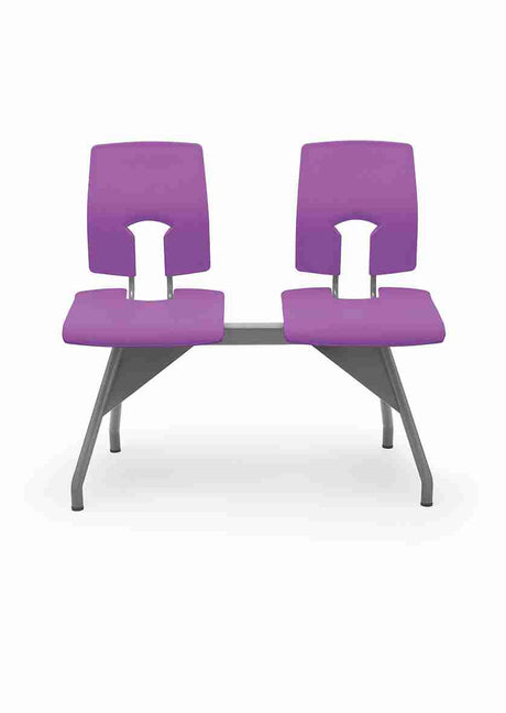 SE Beam Classic Seat System with two seats, ideal for public spaces.