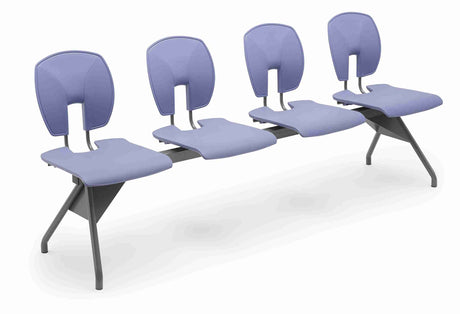 SE Beam Curve Seat System with four curved seats for breakout areas.