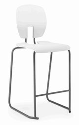 SE Curve Stool with ergonomic design, skid base, and stackable feature.