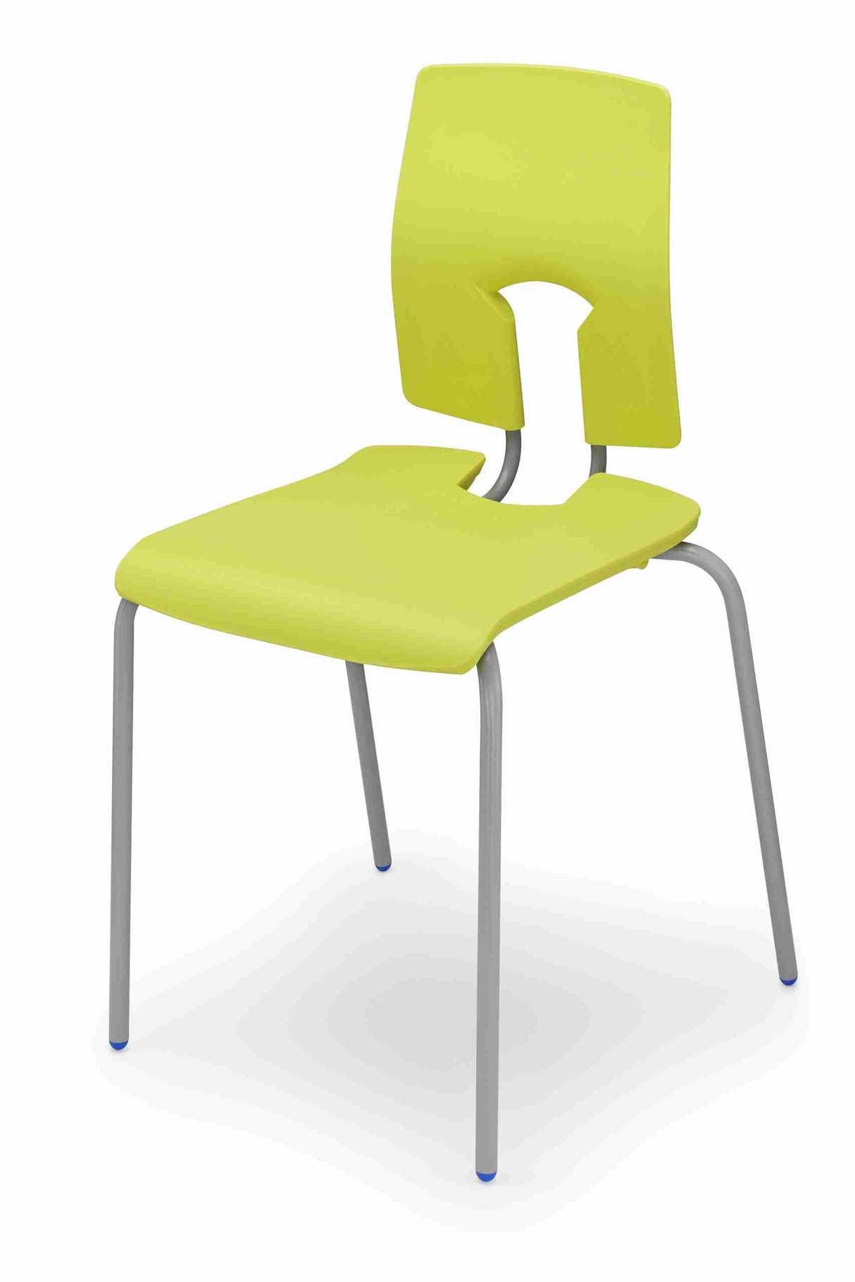Green SE Classic Chair with lower back support and durable steel frame.