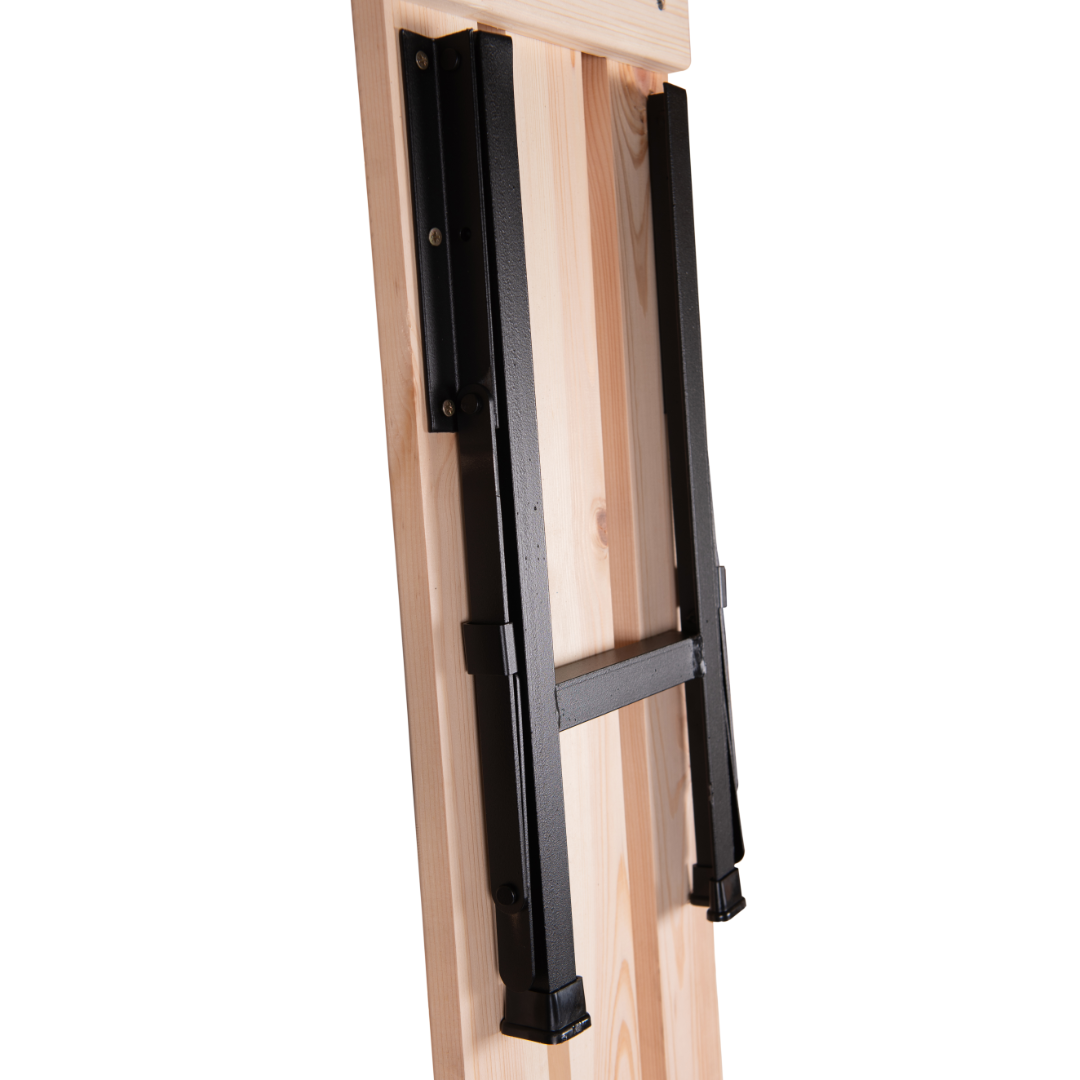 6ft Canteen Bench showing folding mechanism and sturdy design.