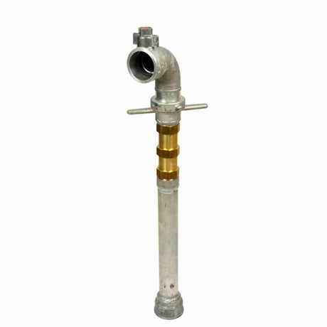 2 1/2” DeltaFlow fire hydrant standpipe with double check valve, 1200mm height.