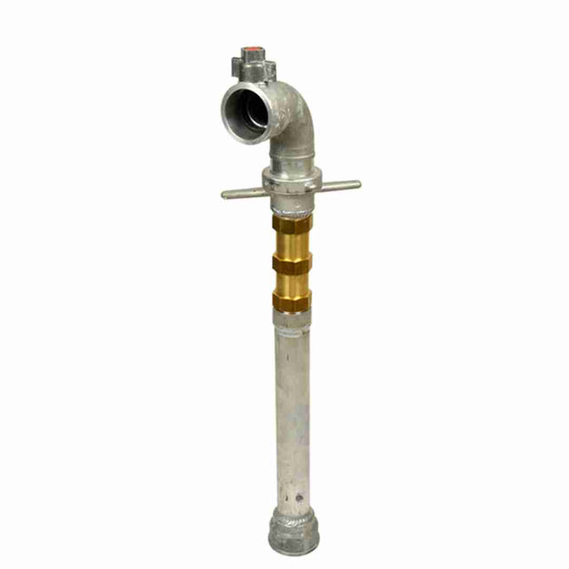 2 1/2” DeltaFlow fire hydrant standpipe with double check valve, 1200mm height.