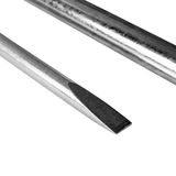 Hydrant Key & Bar Set with powder-coated steel bars and upright, silver finish.