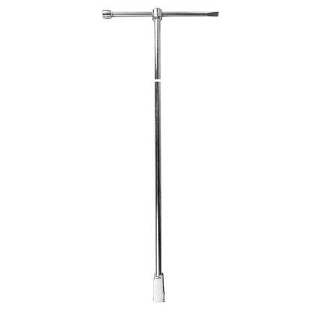 Hydrant key and bar set in silver with 16mm powder-coated steel construction.