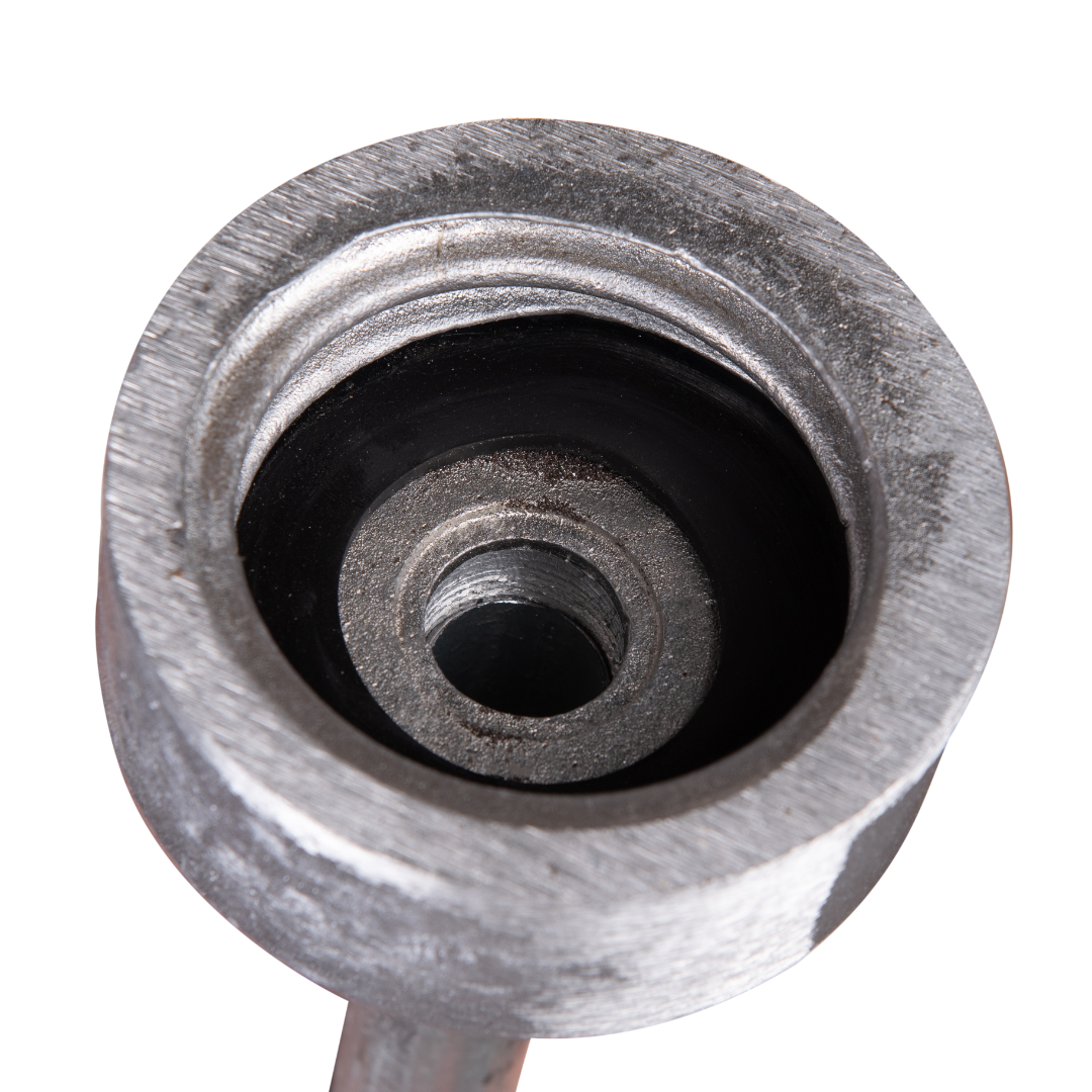 Hydrant Standpipe galvanized tube component close-up.