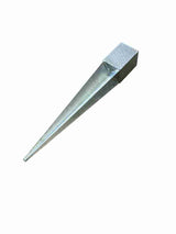 Zinc Plated Fence Post Support Spike for durable garden fencing installation.